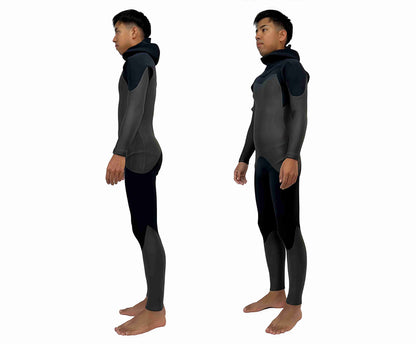 WINTER FLAT MESH SKIN H FULLSUIT R | MELLOW JAPAN WETSUITS